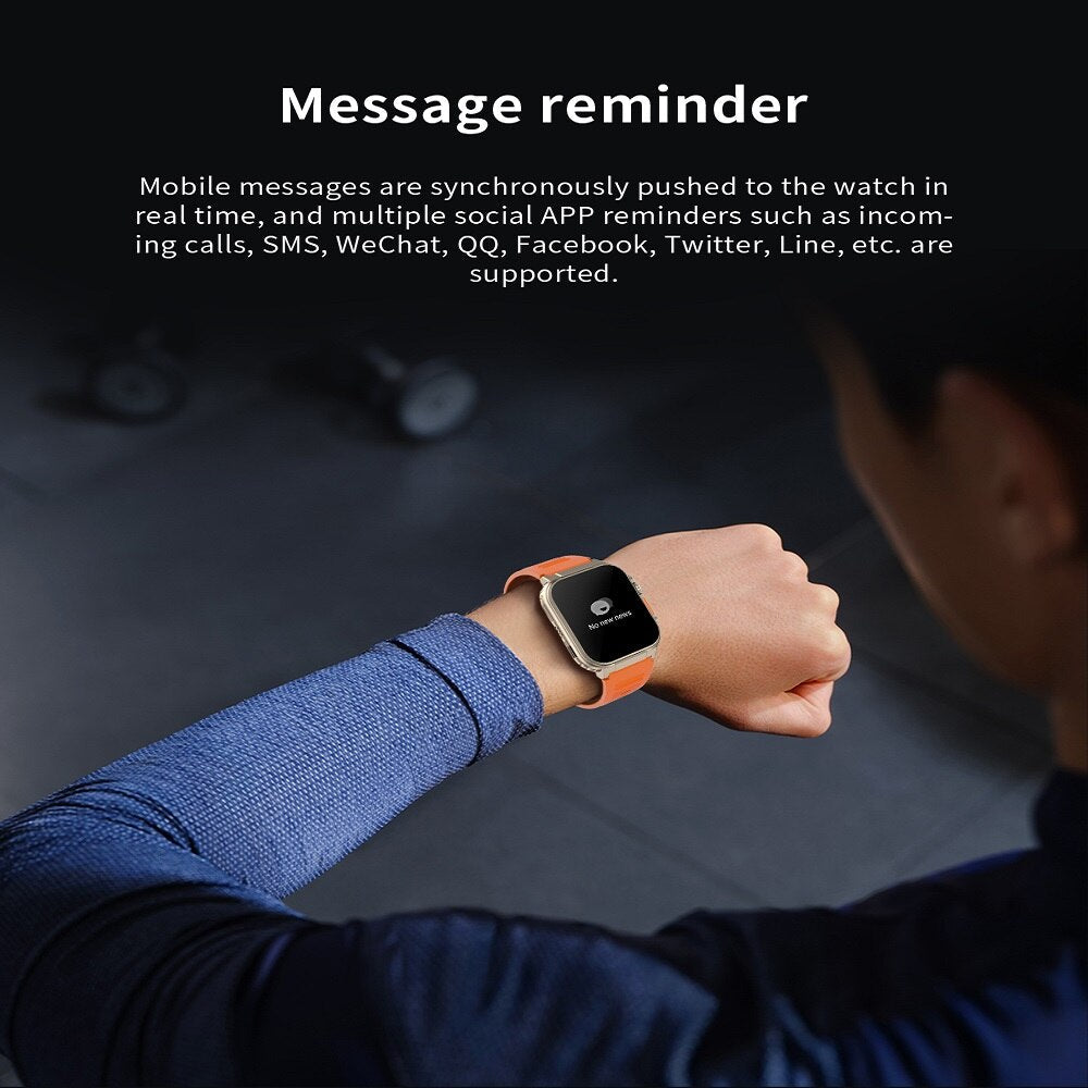 A70 Smartwatch 1.96 Inch BT Call IP68 Heart Rate