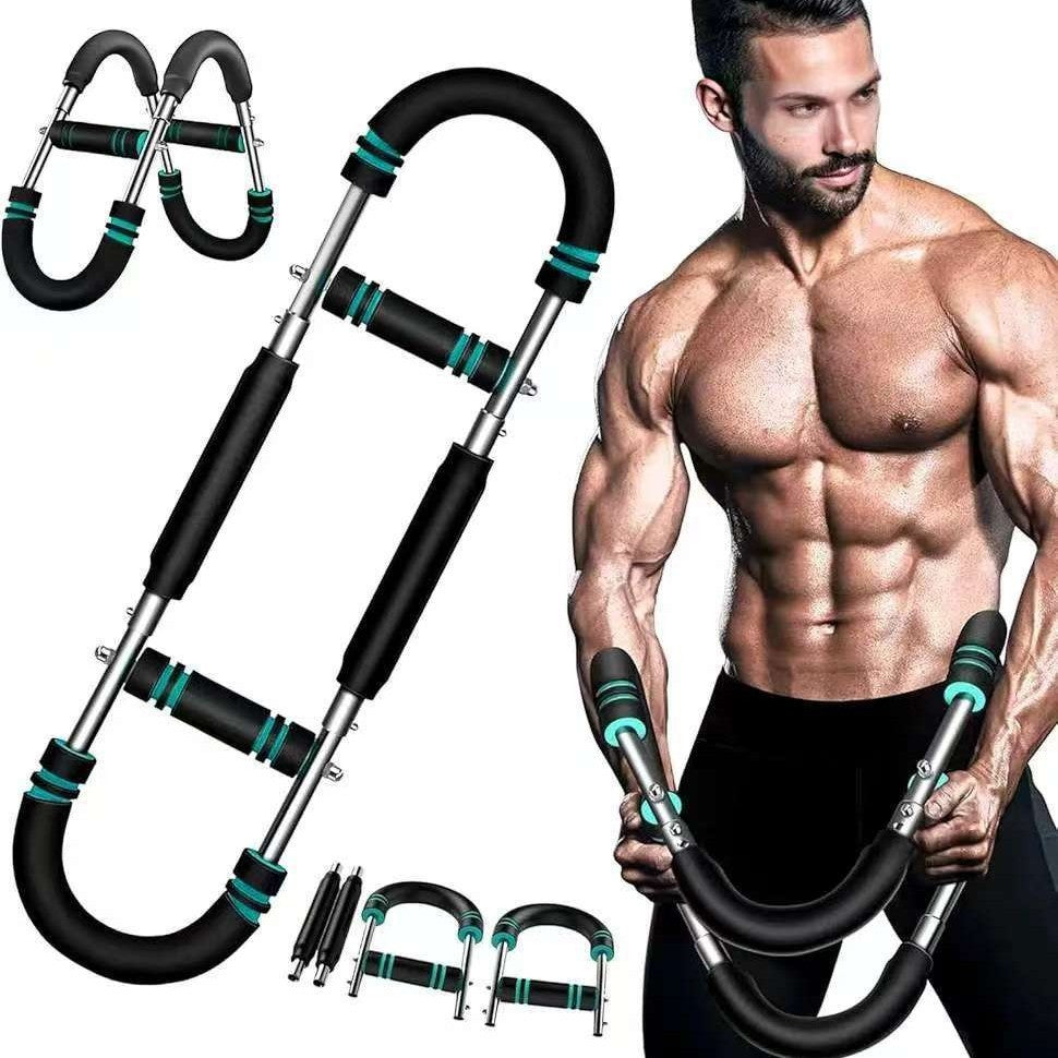 Adjustable Arm Strength Trainer U-Shaped Chest Muscle Fitness Equipment
