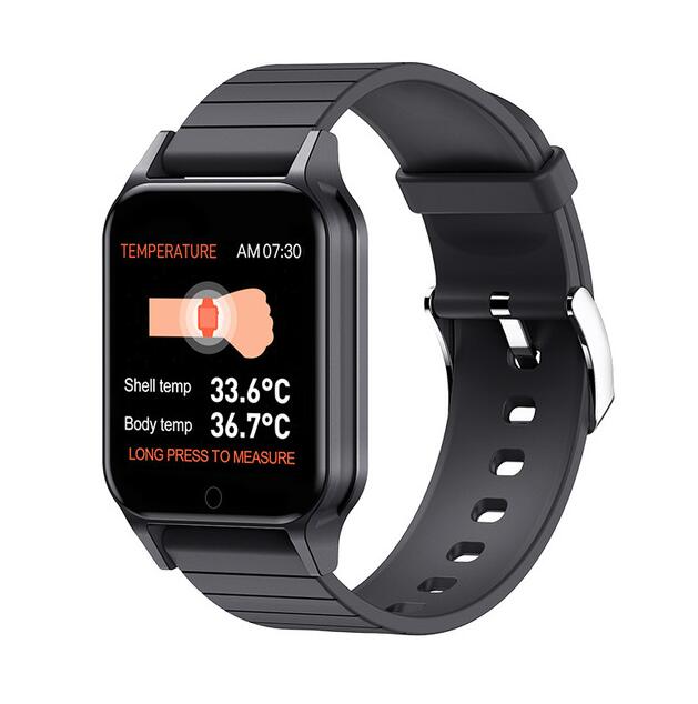 T96 Smartwatch Body Temperature Heart Rate Blood Pressure Tracker