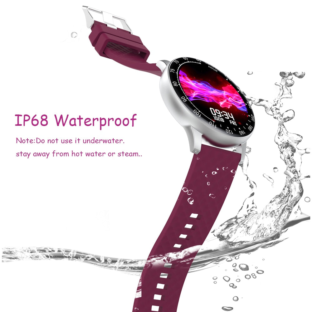 Smartwatch Fitness Tracker Heart Rate Blood Pressure for Men Women