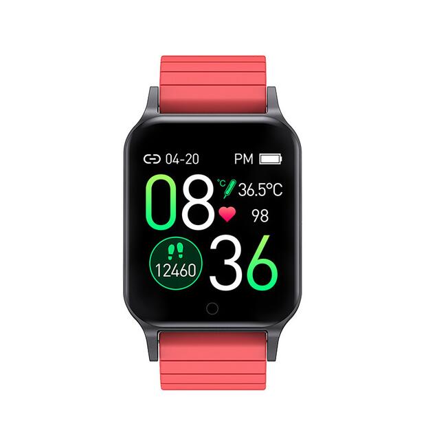 T96 Smartwatch Body Temperature Heart Rate Blood Pressure Tracker