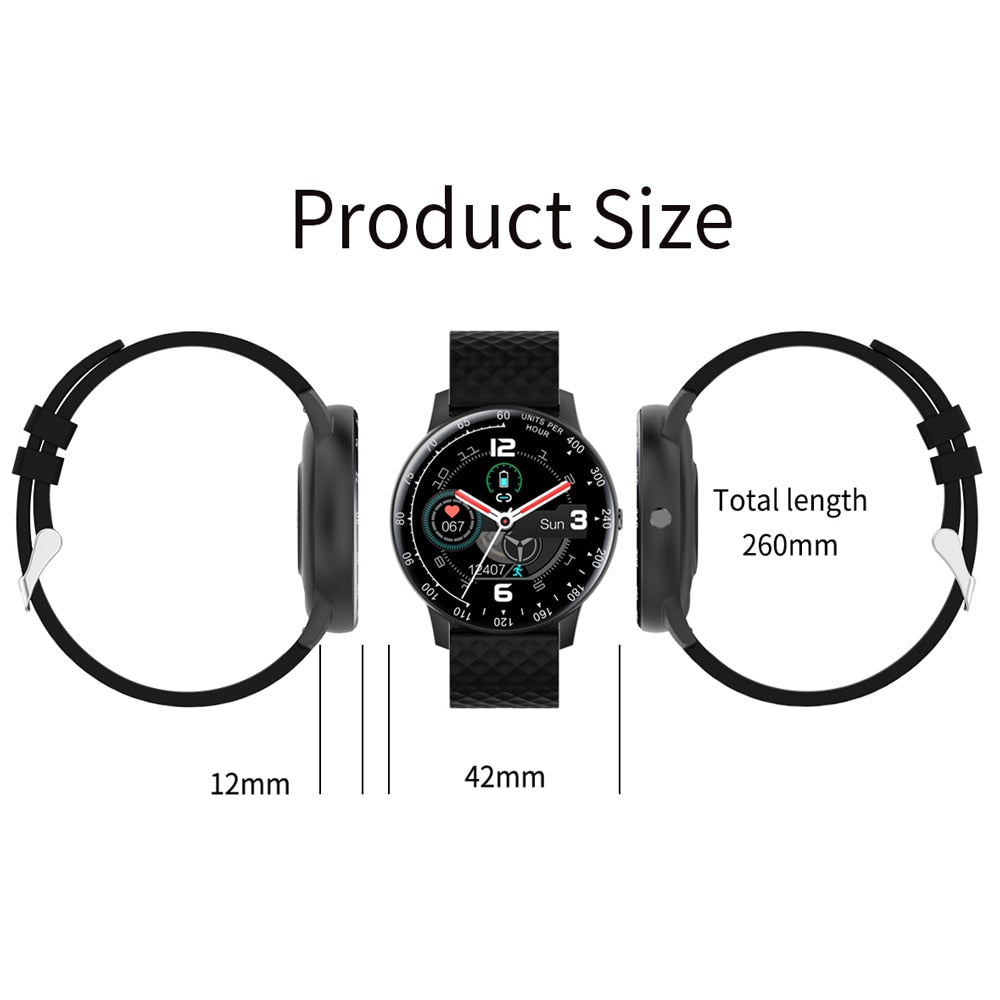 Smartwatch Fitness Tracker Heart Rate Blood Pressure for Men Women