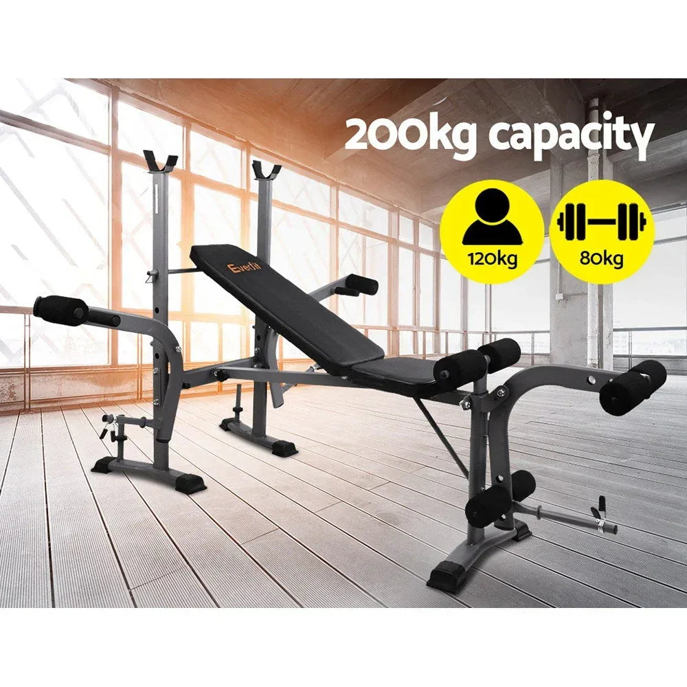 Multi Station Weight Bench Press Fitness Weights Equipment