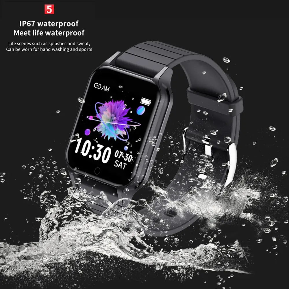 T96 Smartwatch Body Temperature Heart Rate Blood Pressure Tracker
