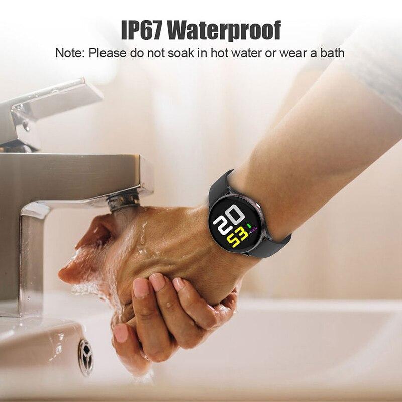Smartwatch Heart Rate Blood Pressure Fitness Tracker for iOS Android
