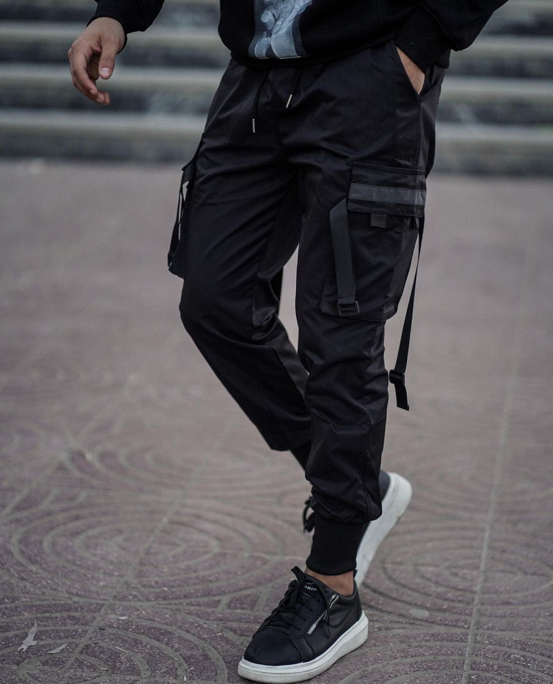Matte Black Joggers