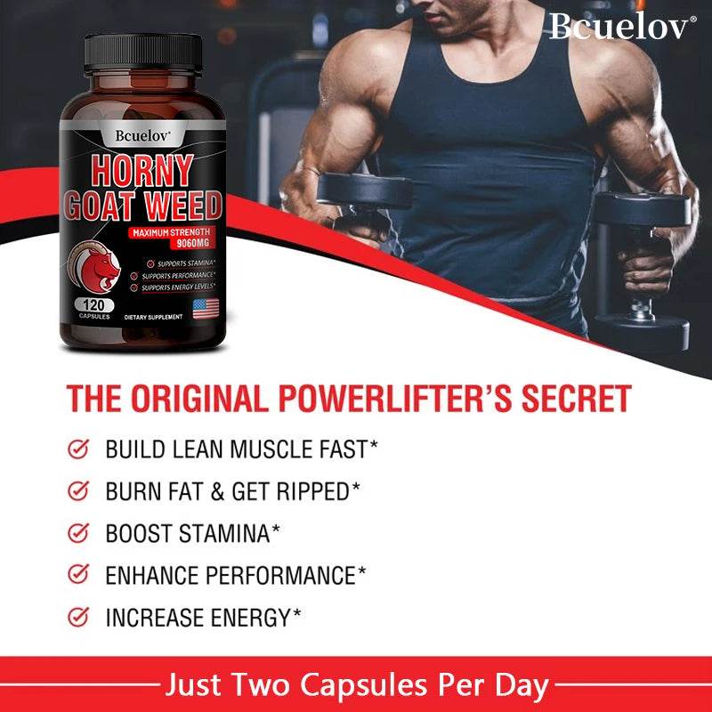 Men’s Nutritional Supplement for Muscle Fat Burn Energy Endurance Performance