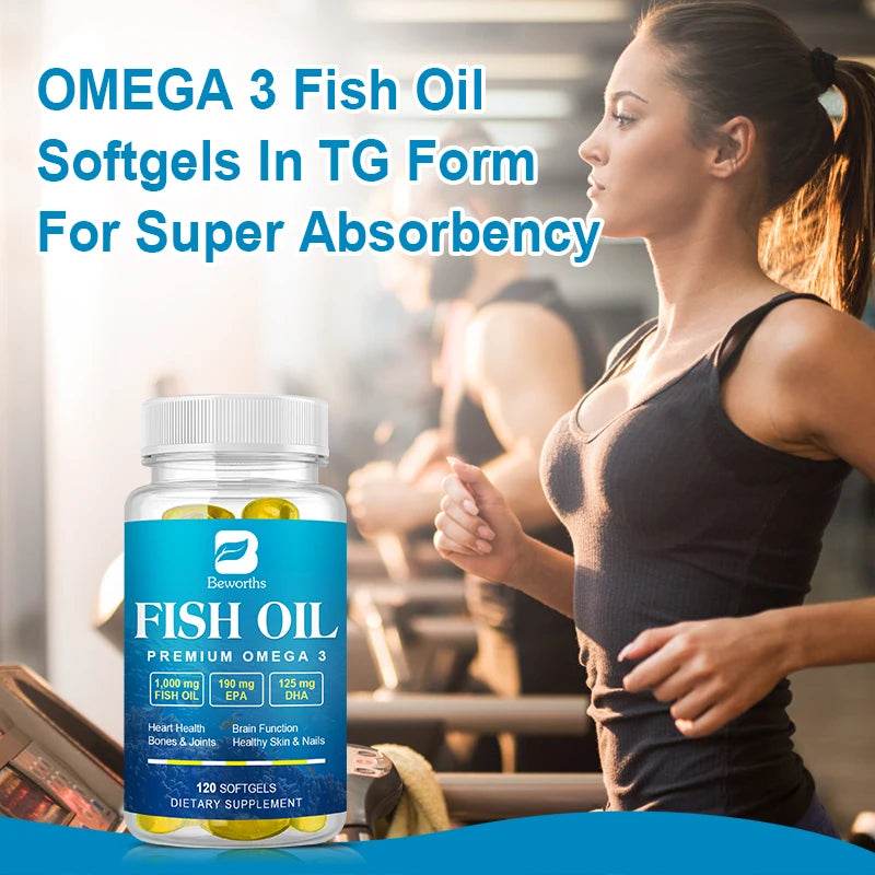 Omega-3 Fish Oil EPA DHA Heart Brain Immune Support