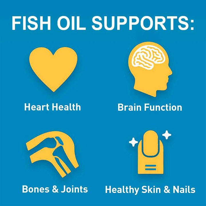 Omega-3 Fish Oil EPA DHA Heart Brain Immune Support