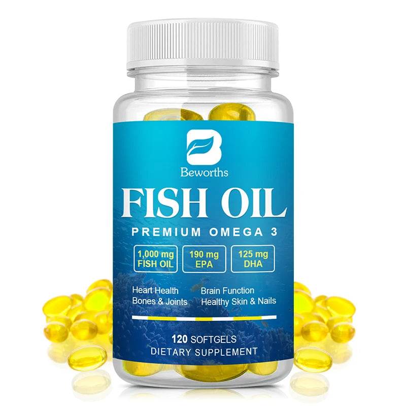 Omega-3 Fish Oil EPA DHA Heart Brain Immune Support